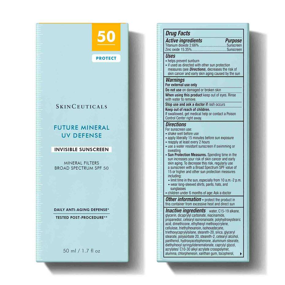 SkinCeuticals Future Mineral UV Defense Sunscreen SPF 50 - 50 ml / 1.7 fl oz.
