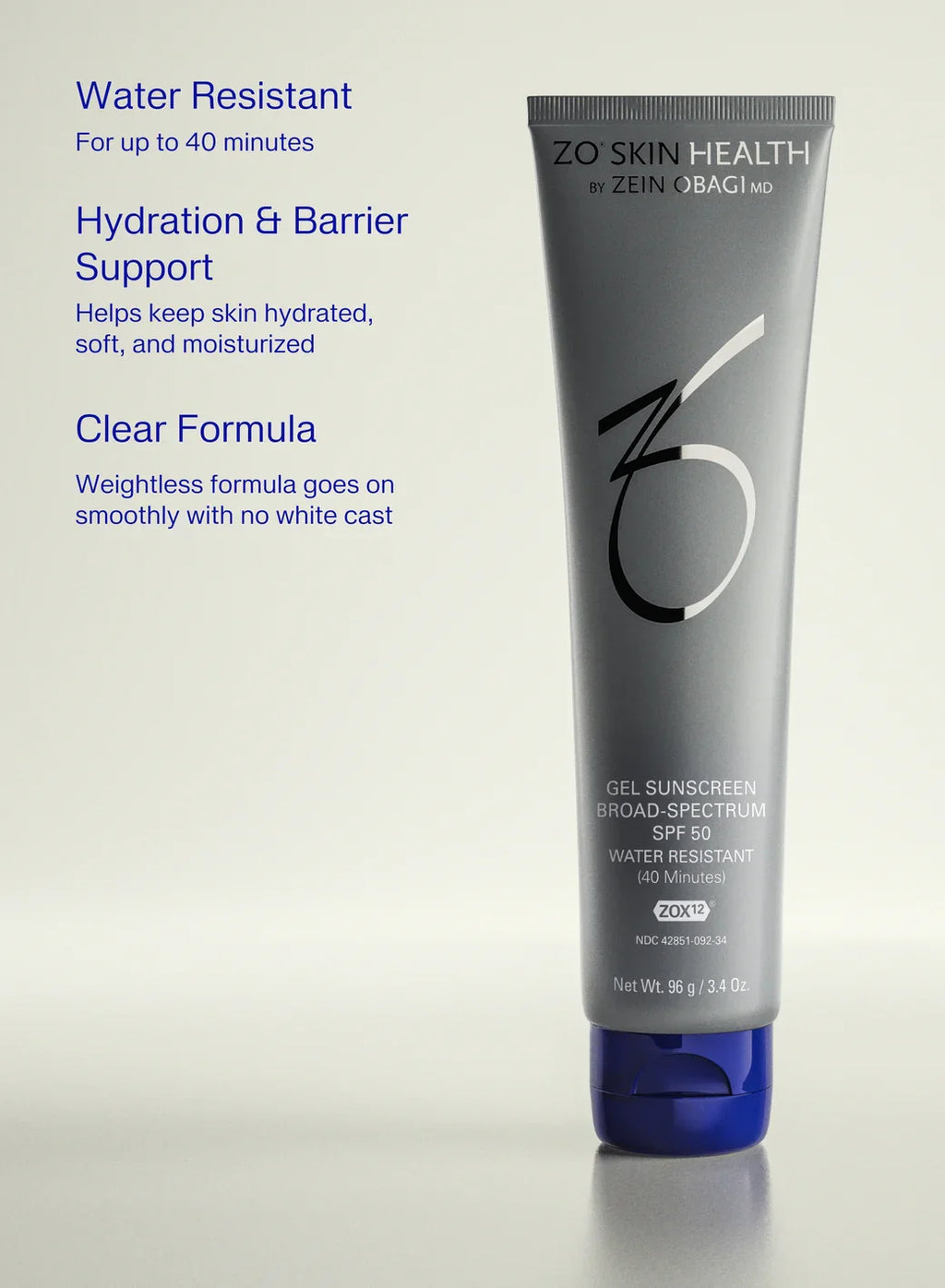 ZO® SKIN HEALTH Gel Sunscreen Broad-Spectrum SPF 50- 96 g / 3.4 oz.