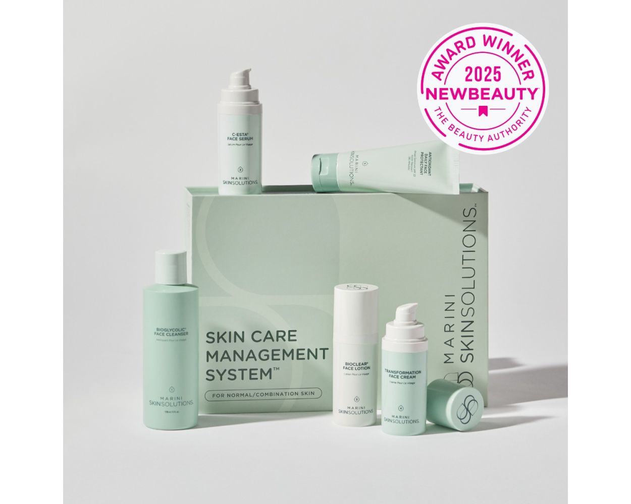 Marini SkinSolutions™ Skin Care Management System™ - Dry/Very Dry Skin w/MPPT Light to Medium SPF 45